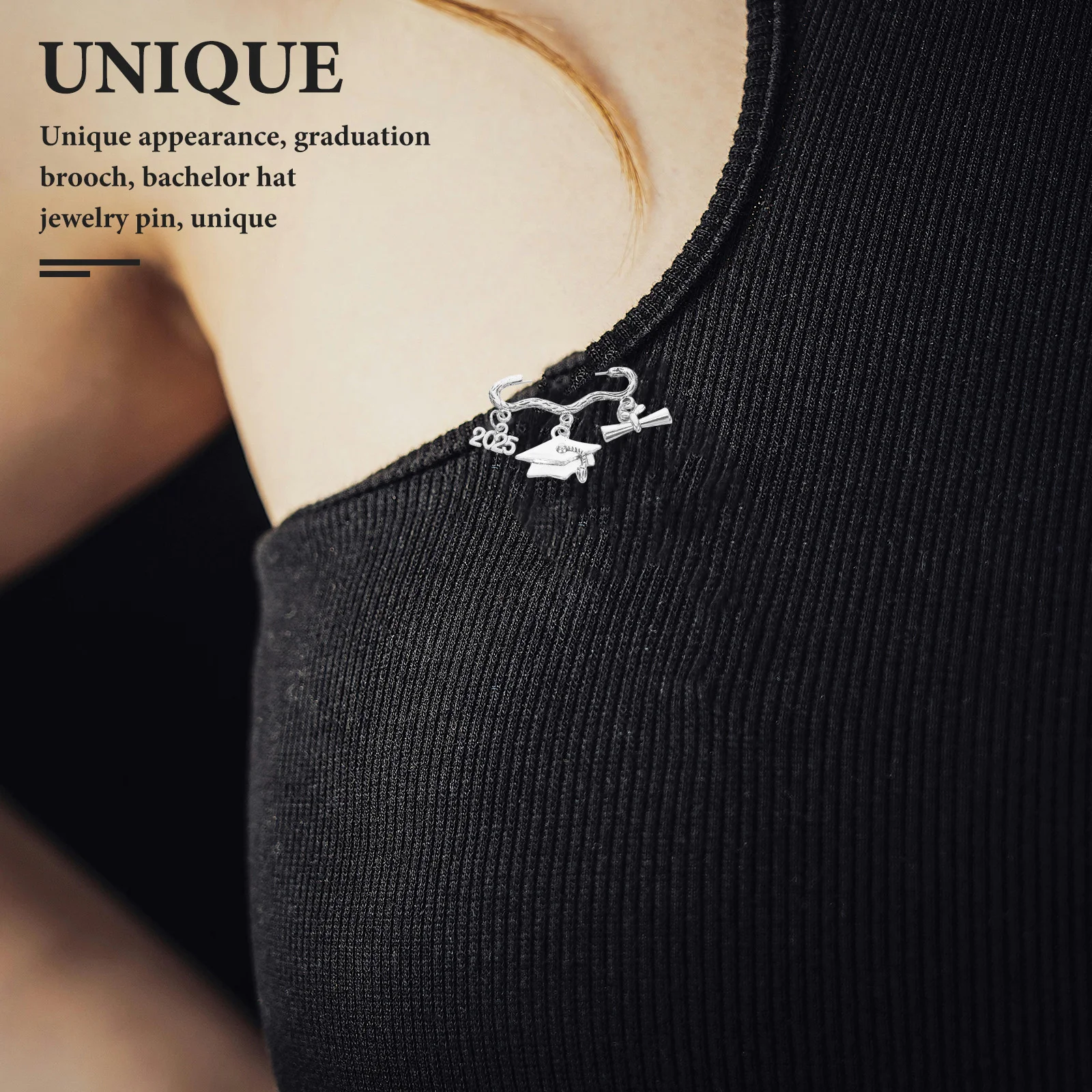 

Graduation Commemorative Brooch 2025 Cap Pin Tassel Charm Zinc Alloy Button Pins Gown Memorial Lapel Pin Keepsake Gift