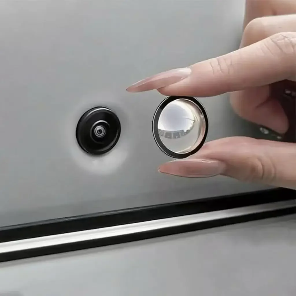 2/6PCS 360-degree Panoramic Camera Protection Cover for Cars, High-definition, Scratch-resistant, Easy to Install