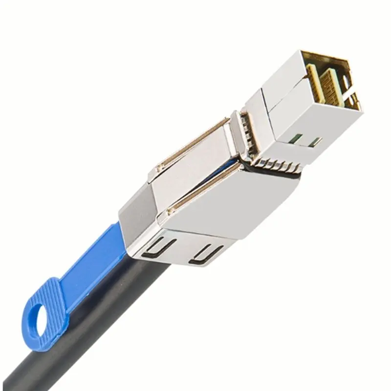 HOT!A72T Mini SAS HD SFF 8088 To SFF 8644 Internal Server Cable IC Chip 2M