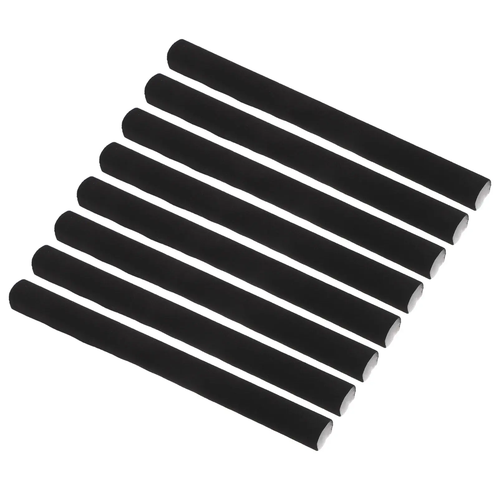 8Pcs Black Jewelry Box Sponge Inserts High-Density Flexible Drawer Dividers Partition Strips for Rings Earrings Necklace
