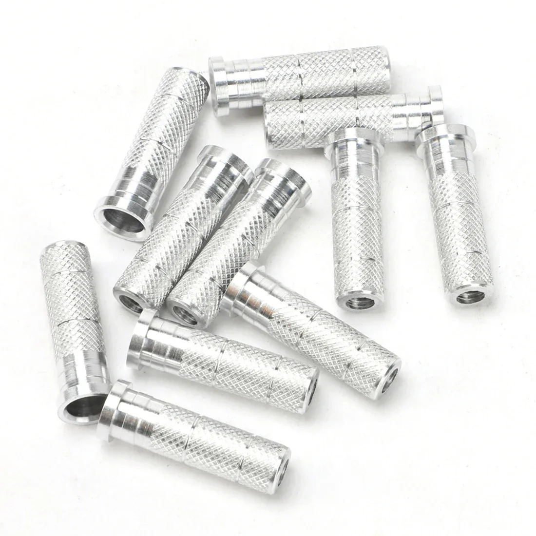 12 قطعة لينكبوي الرماية ID7.6mm OD 8.8 مللي متر الألومنيوم السهم إدراج القوس والنشاب السهم مجمع القوس الصيد الرماية #5