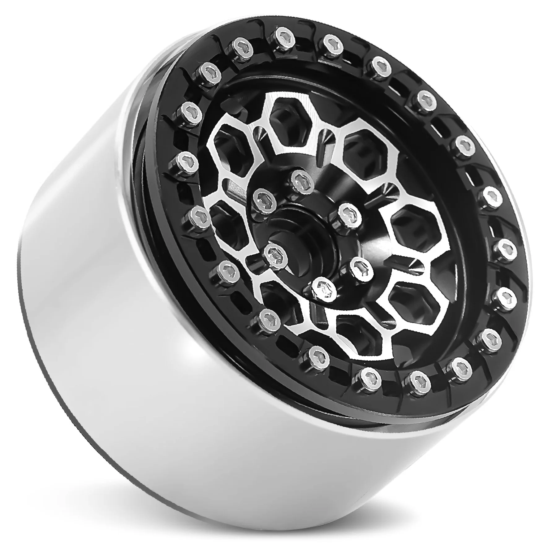 الأحمر العنكبوت 2.2 Beadlock عجلة ريم محور ل 1/10 RC سيارة الشبح 90018 90053 90048 المطرقة ري 4WD TRX-4 TRX-6 SCX10 D90