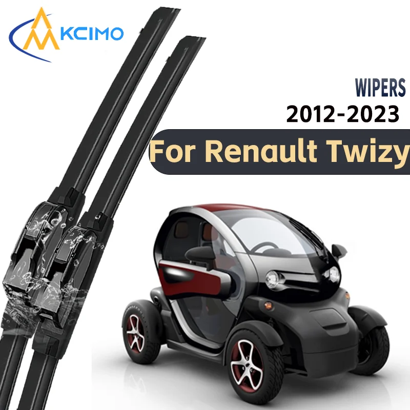 

All-Weather Windshield Wiper Blades For Renault Twizy 2012-2023 Beam Wiper Arm Streak Free Auto Accessories Front Window Care