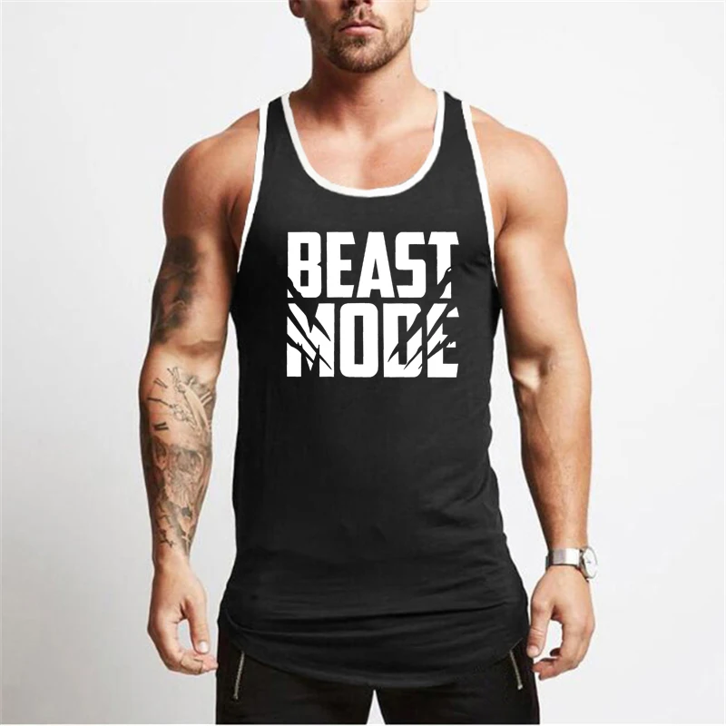 

Newest Summer High Quality Cotton Sleeveless Breathable Slim Fit Tank Tops Gym Fitness Mens Casual Bodybuilding Fashion Clothing