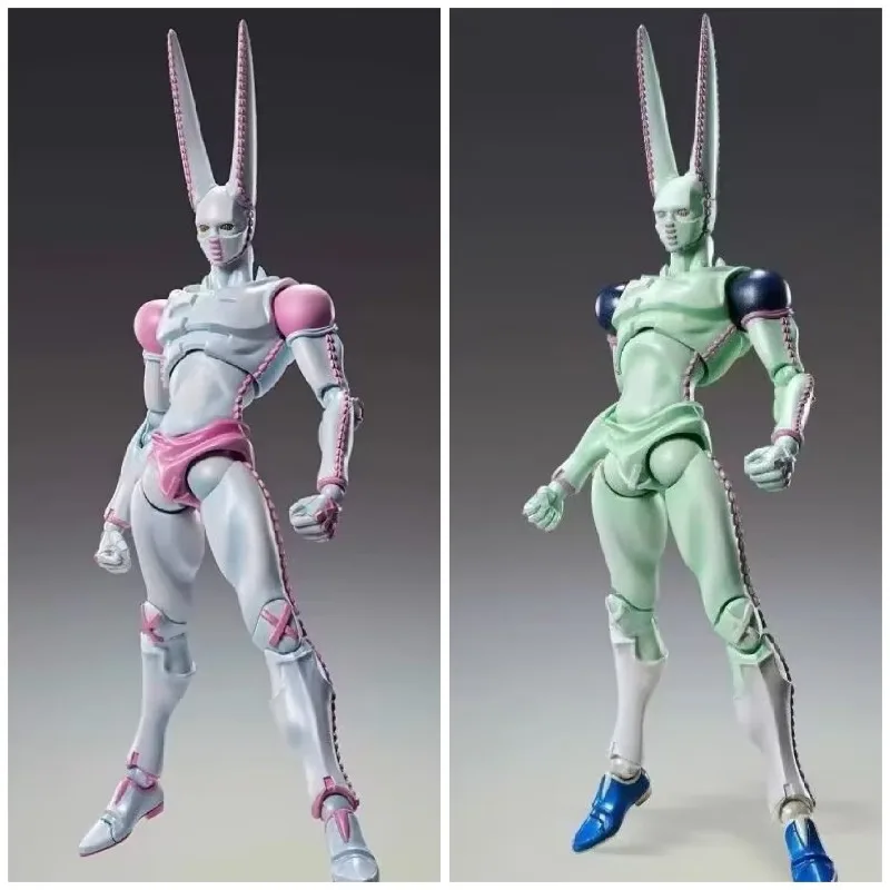 

JoJo's Bizarre Adventure Super Action Statue Dirty Deeds Done Dirt Cheap D4C Pink/Green Articulated PVC Figure Collectible Toy