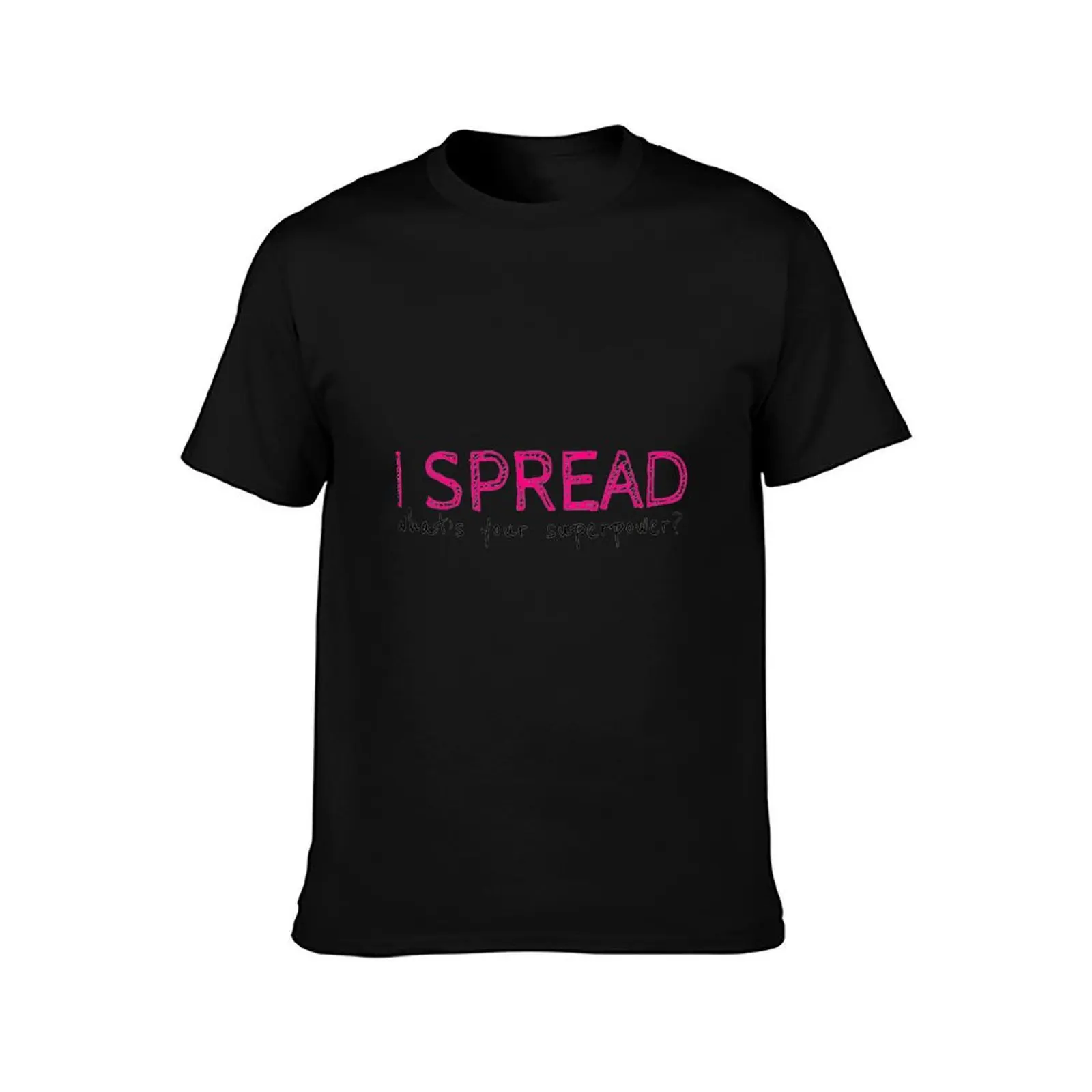 I Spread Pink and Black T-Shirt t shirts for man graphic tees T-Shirt