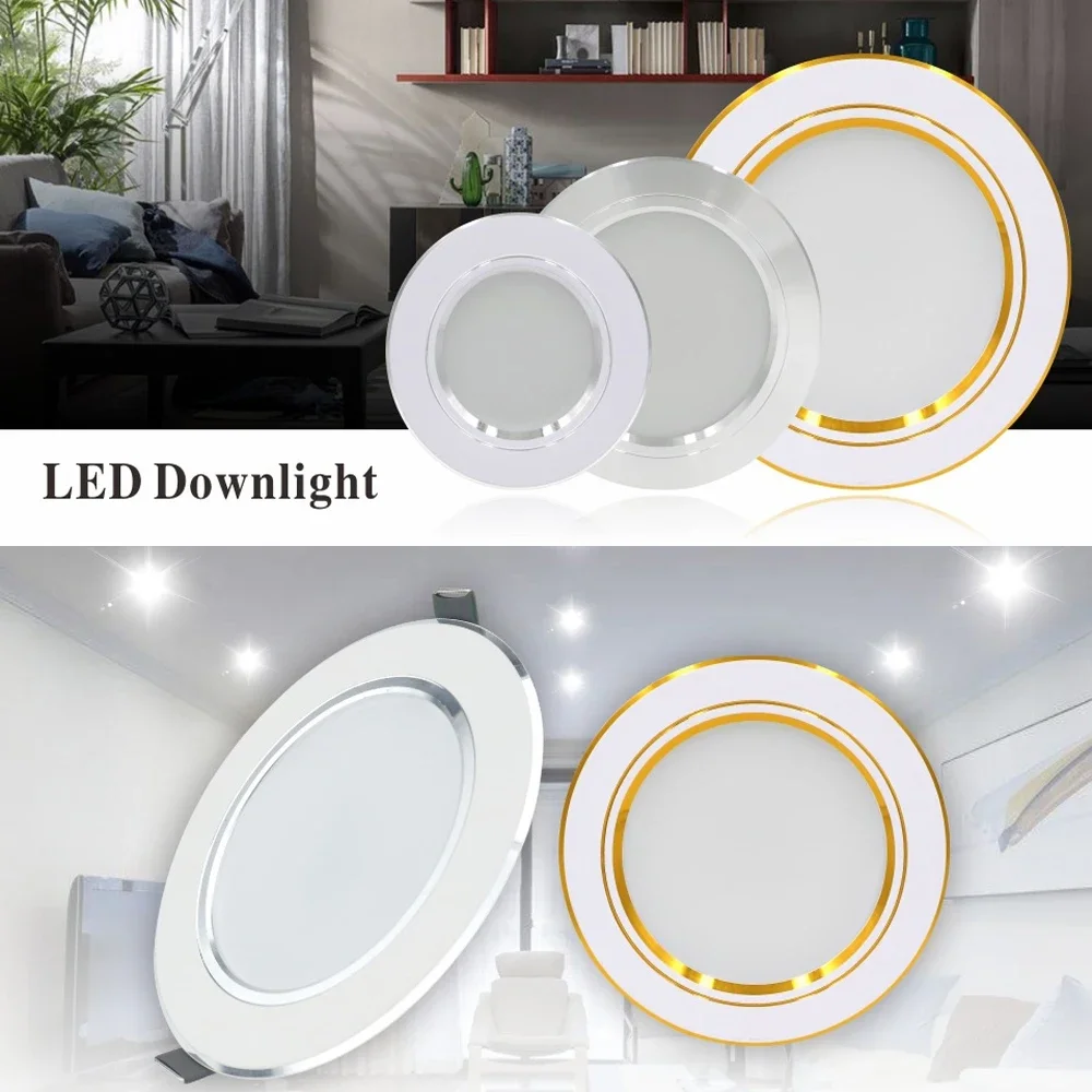 

5W 9W 12W 15W 18W Led Spotlight Recessed Ceiling Indoor Outdoor Ceiling Lighting Downlight For Commercial Lighting AC 220V 240V