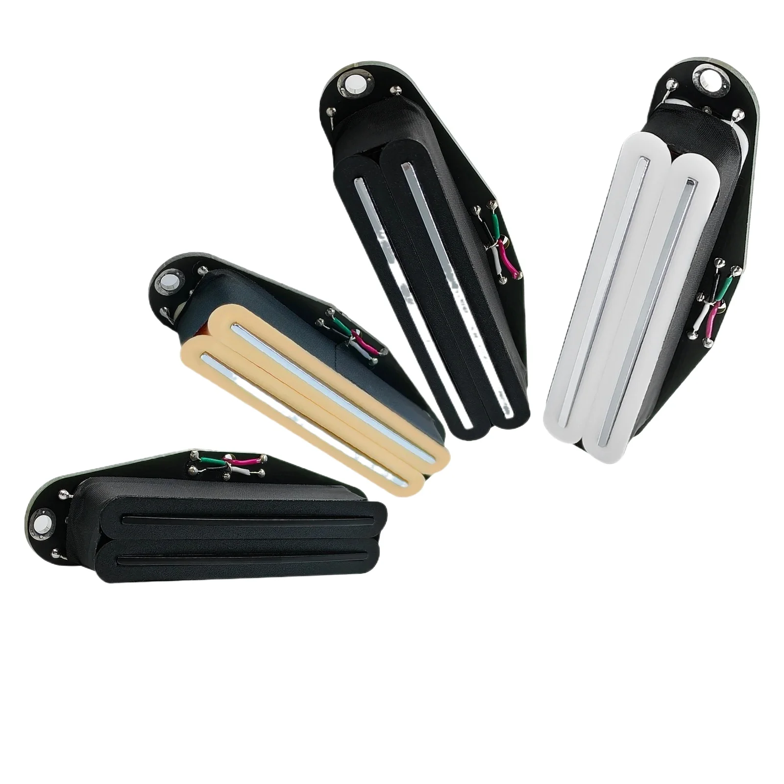 Pro ST Dual Single Coil Sized Mini Humbucker Pickup Super Distortion for Stra/t Style Electric Guitar6.1/9.0/13K
