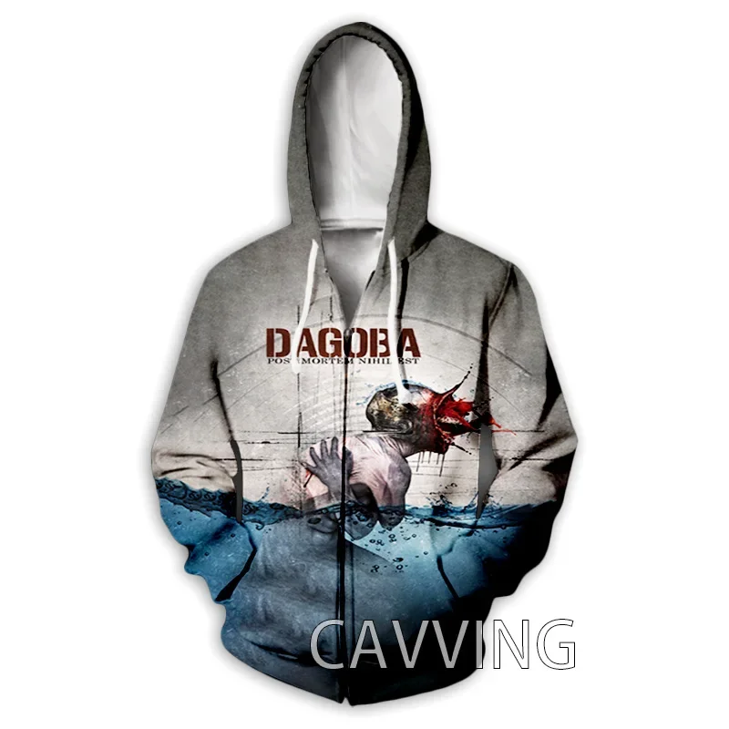 

CAVVING 3D Print DAGOBA Rock Zipper Hoodies Zip Hooded Sweatshirt Harajuku Hoodie Sweatshirt for Men/women