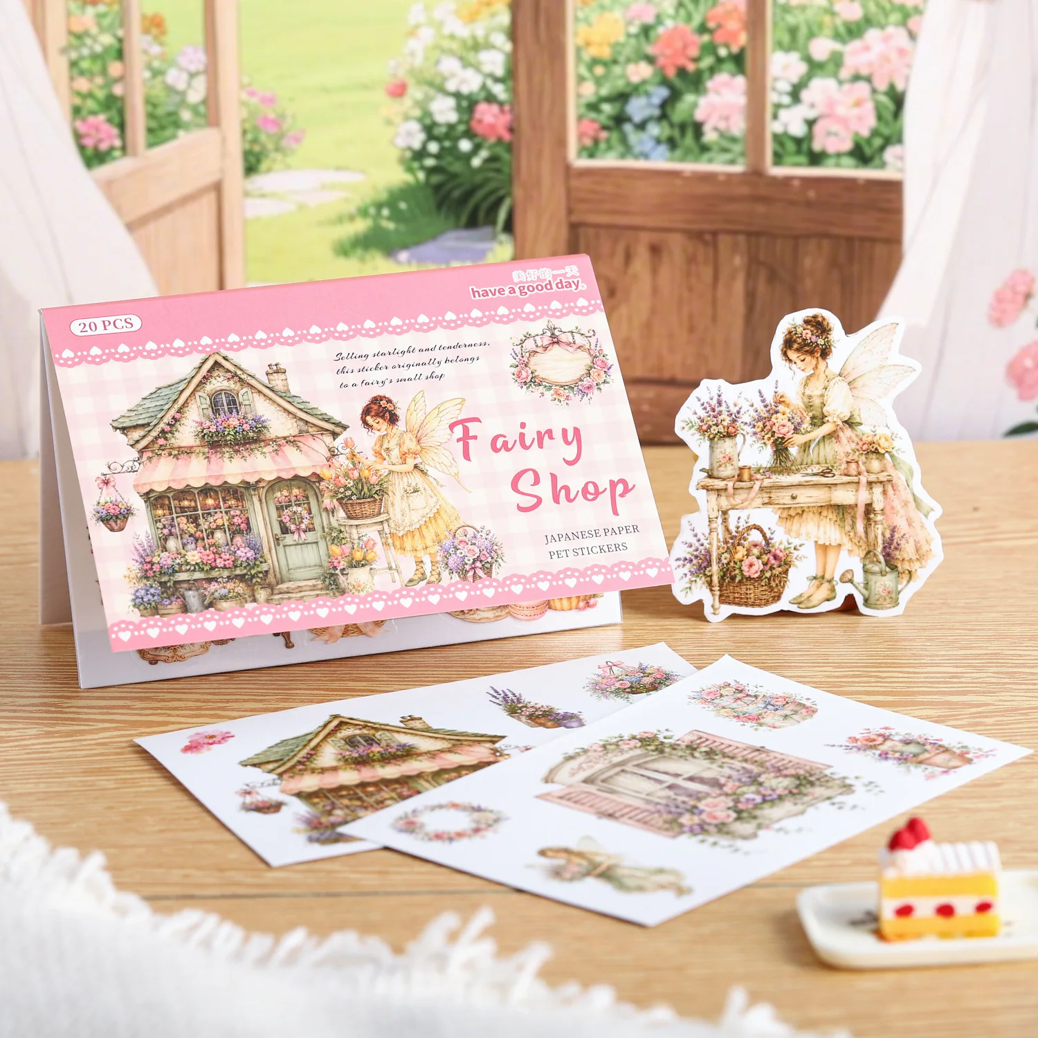 20pcs/1lot Kawaii Scrapbook Stickers Xiaomaxian's shop Junk Journal Gold Planner Stationery Sticker  Decorative