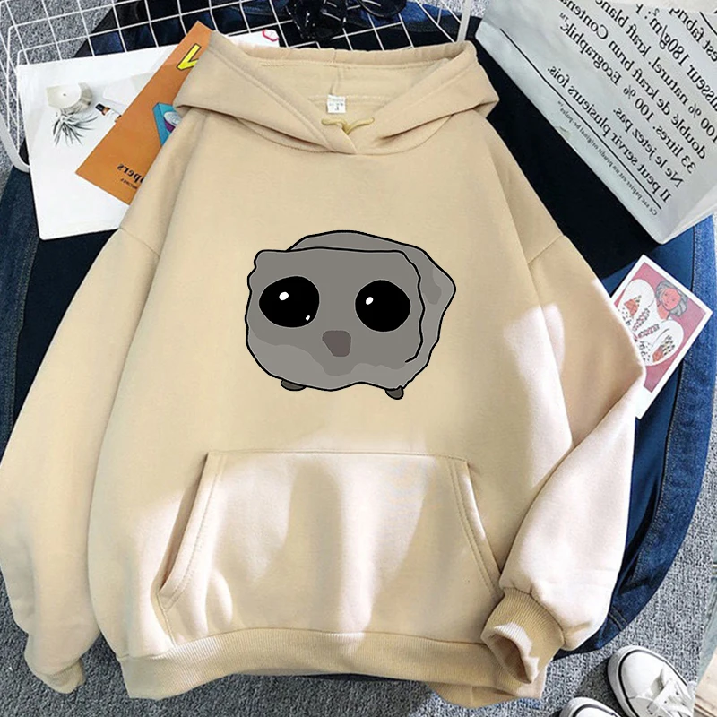 

Kawaii Sad Hamster Hoodies Unisex Vintage Fashion New Hooded Graphic Sweatshirt for Fans Casual Long Sleeve Pullovers Kpop Tops