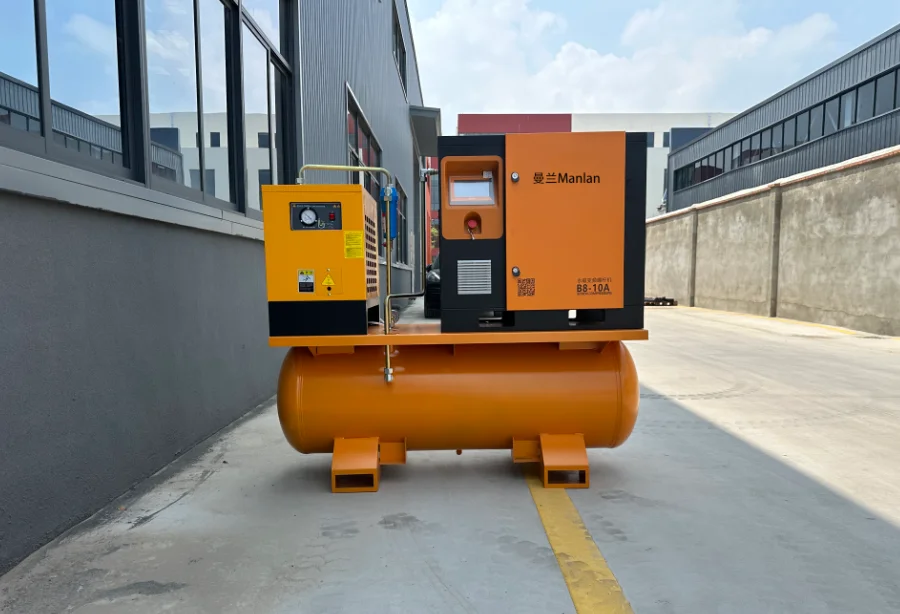 Special screw air compressor for la ser cutting Integrated high pressure 13kg16kg air four-in-one air compressor