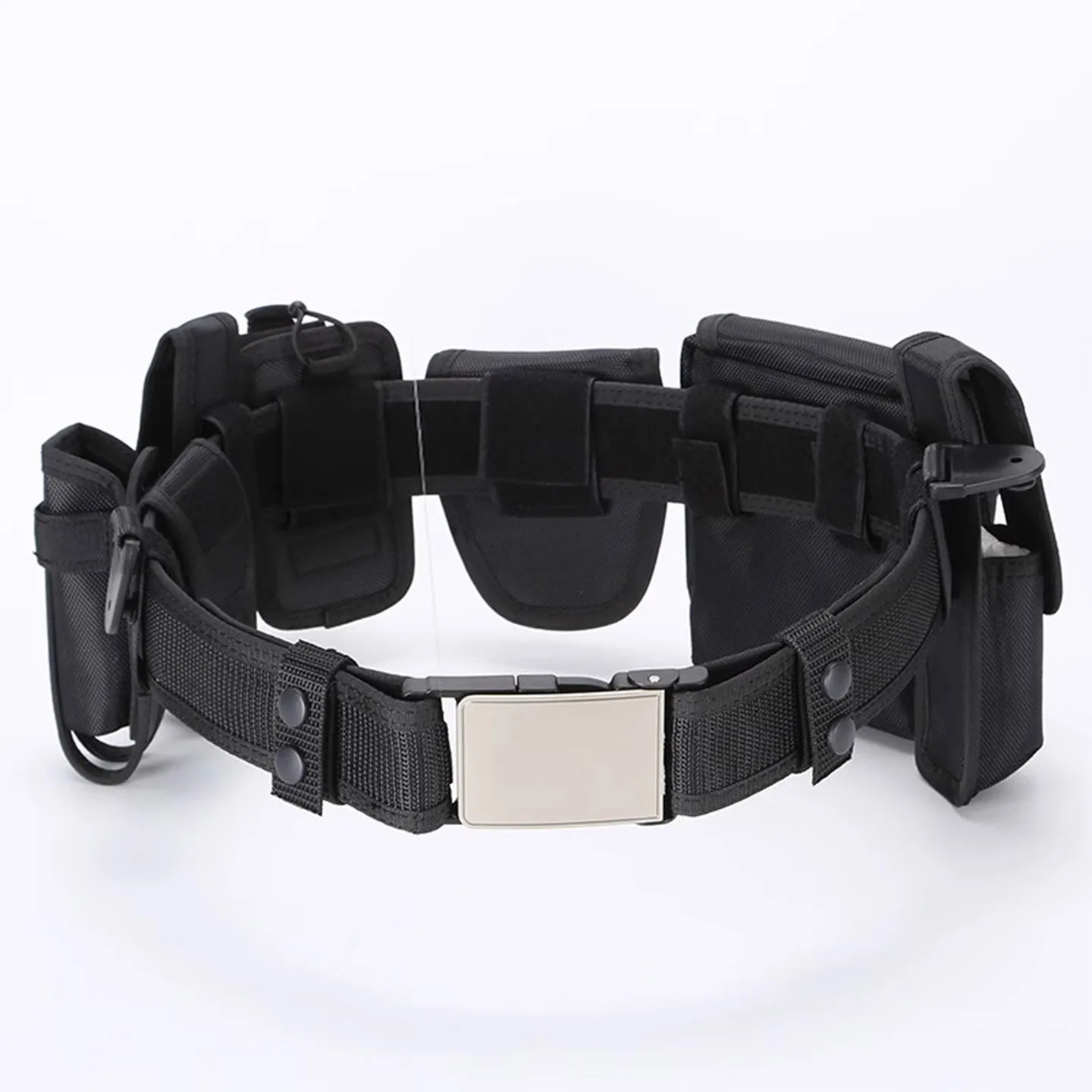 Black Six-piece Multi-functional Tactical Belt Nylon Armed National Standard Eight-piece Belt