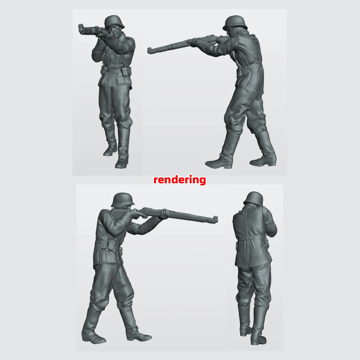 1/35 1/48 1/72 3D-Harz-Miniatur-Modellbausatz Soldatenfigur Diorama-Soldaten-Szene Mini-Figuren 1939-1945 – Detail 8