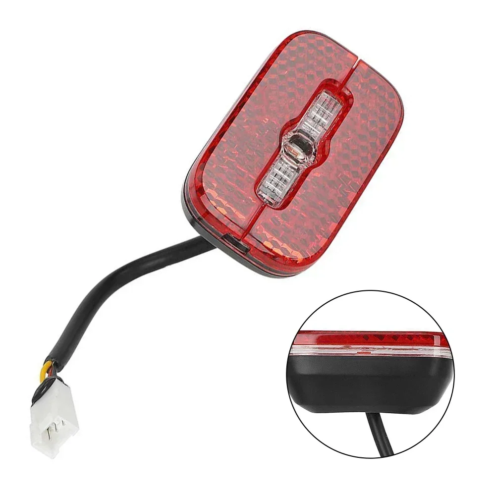 

1pc Taillight 31X50X28mm Taillight N I U KQi2 KQi3 Electric Scooter 6-48V Waterproof Taillight Rear Tail Light Practical Parts
