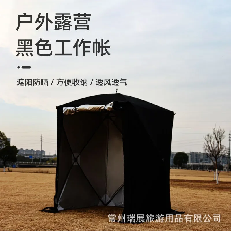 Portable Automatic Pop Up Work Tent Fire Retardant Outdoor Engineering Construction Command Shelter Quick Opening Canopy for