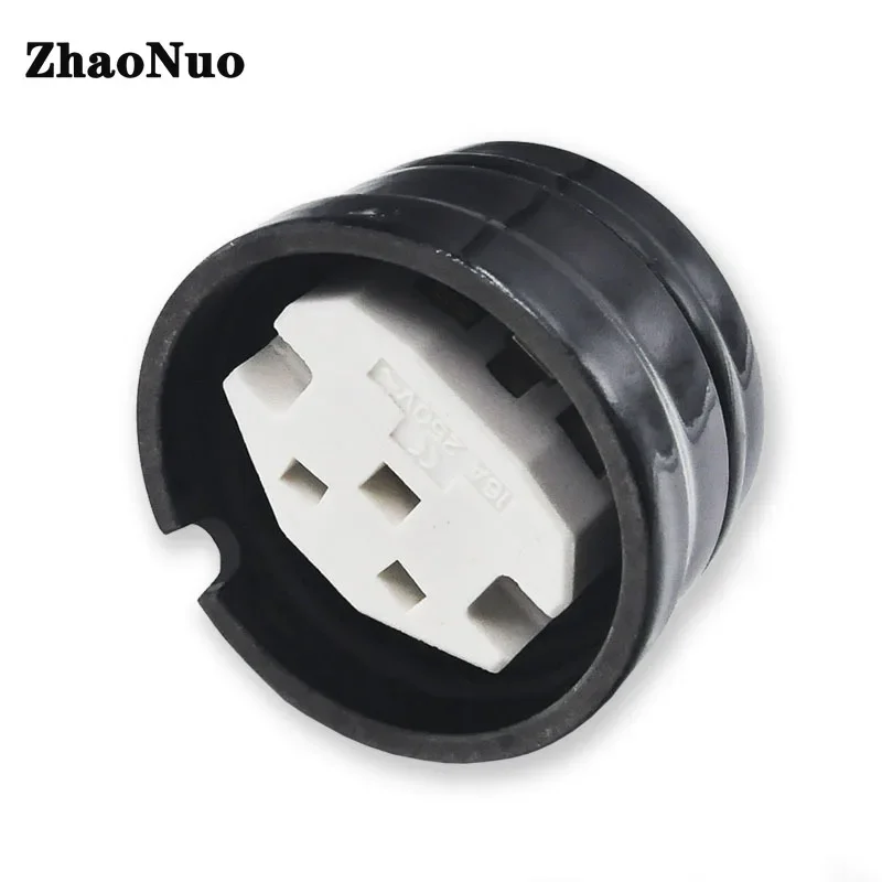 Retro Ceramic EU Outlet Wall Electrical Socket 16A Spain Wall Sockets for Home Improvement