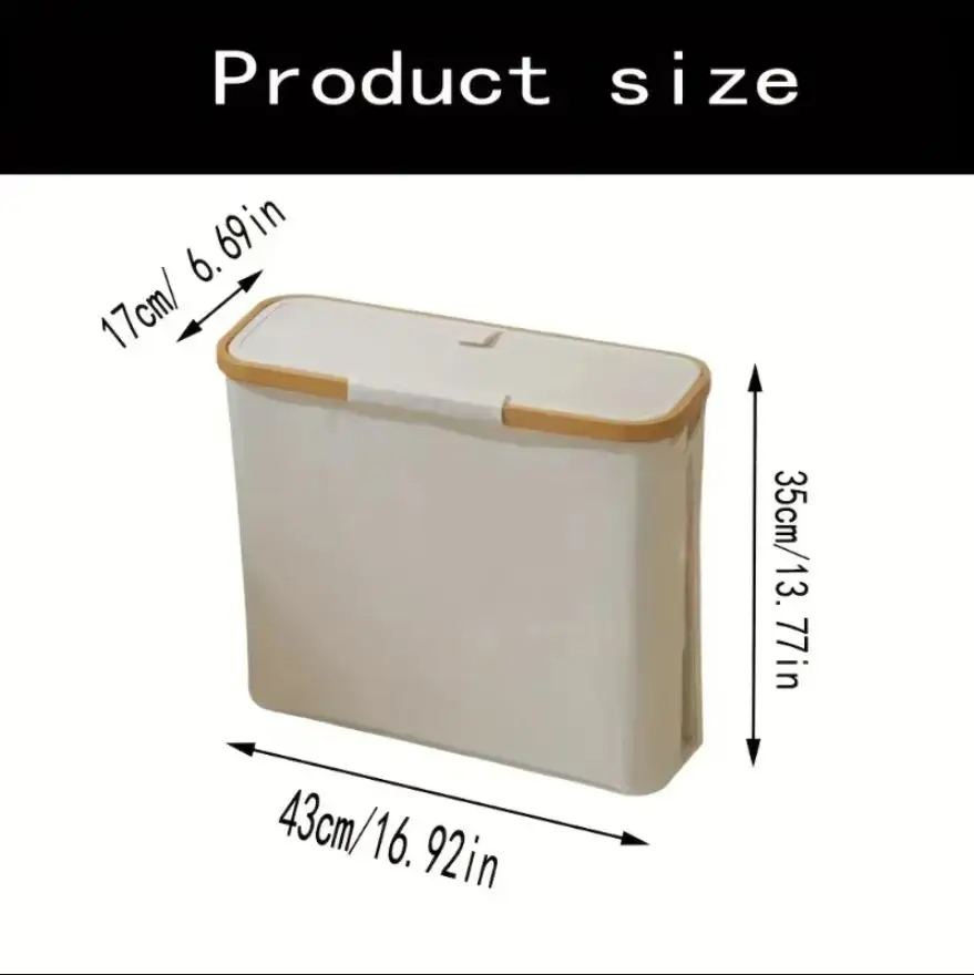 premium self-adhesive wall mounted oxford cloth toilet paper storage box with lid home organization paper towel holder