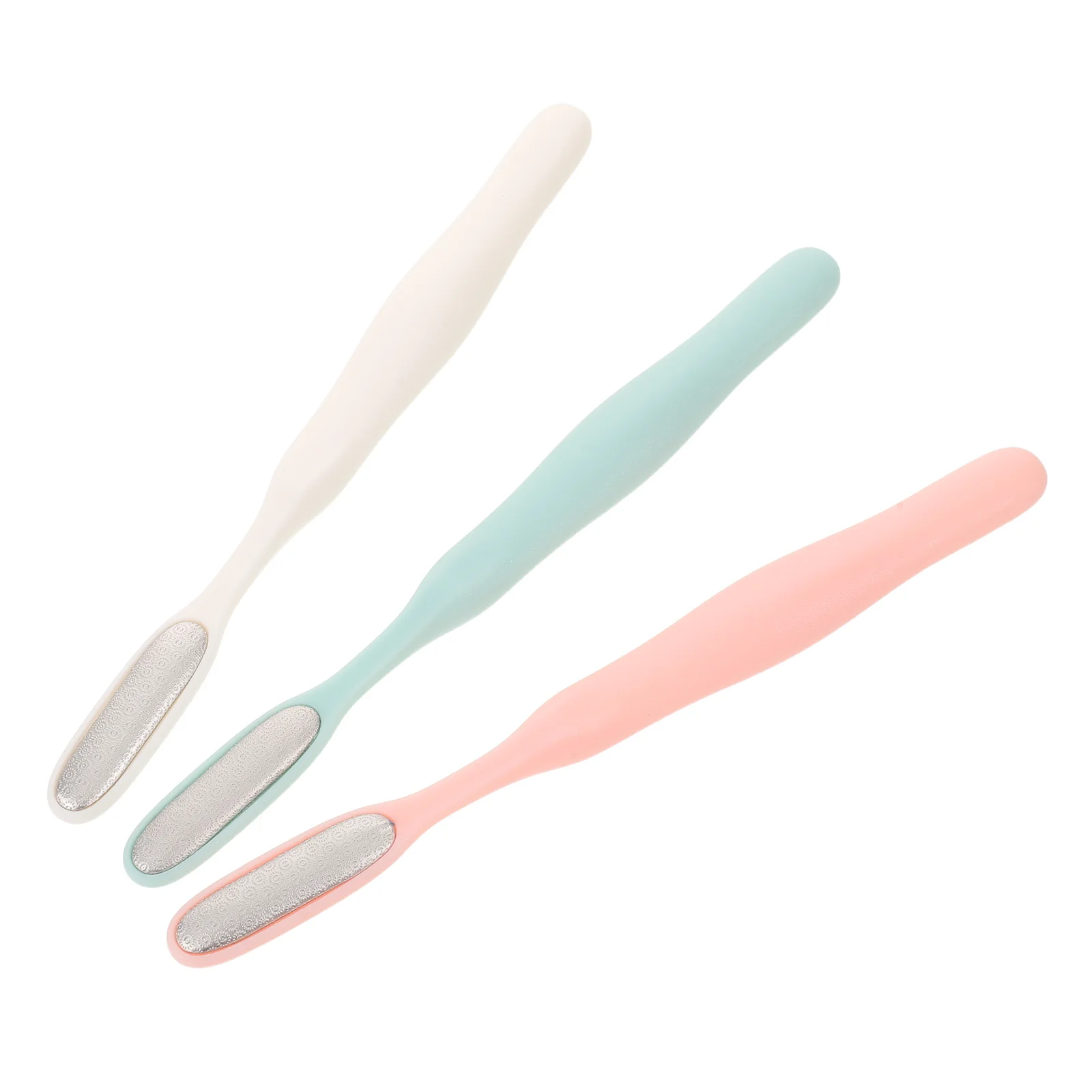 

3pcs Stainless Steel Foot File Rust-Resistant Dead Skin Remover For Feet Manual Grinder Scrubber Callus Remover Pedicure Tool