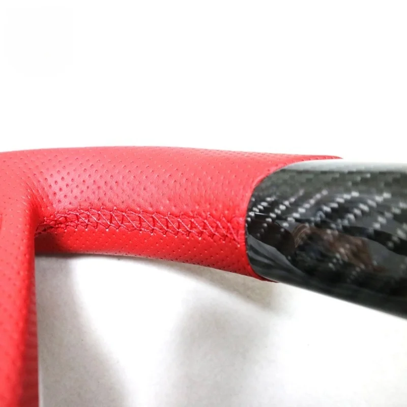 High Quality Carbon Fiber Steering Wheel for Civic FK7 FK8 Type R Custom Texture Durable Comfortable Grip