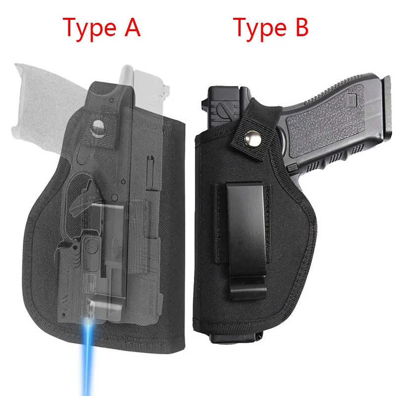 Tactical Universal Gun Holster Concealed Carry for Glock 17 19 Beretta M9 USP 9mm Pistol with Laser Holster Military Hunting