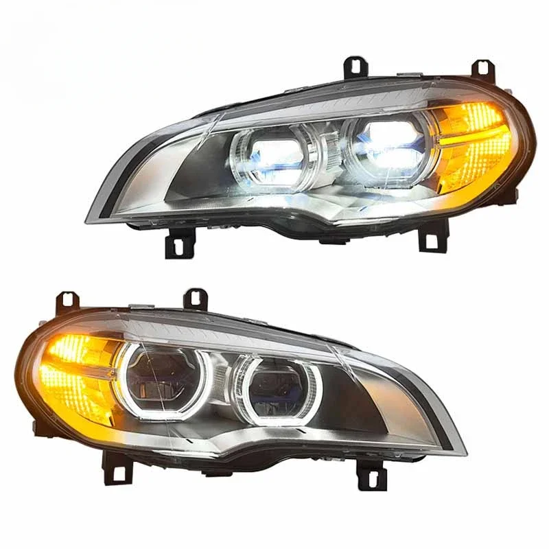 

Hot sell car accessories Upgrade Front Headlights fit For BMW X5 E70 2007-2013 Auto Turn Signal Lighting System assembly