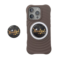 3D Crystal Ball Cute Beautiful Phone Holder Case Stand For Magsafe Magnetic Bracket For iPhone 17 16Pro Samsung Griptok