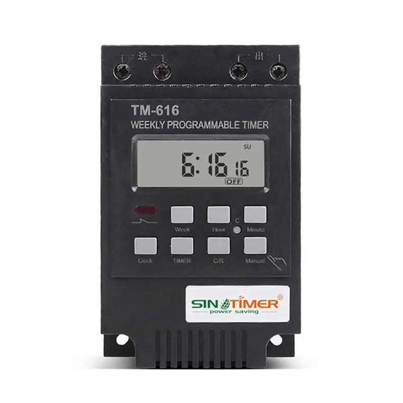 BAAG-SINOTIMER TM616B-4 Time Control Switch Intelligent Switch Timer Street Light Power Timing Switch 30A