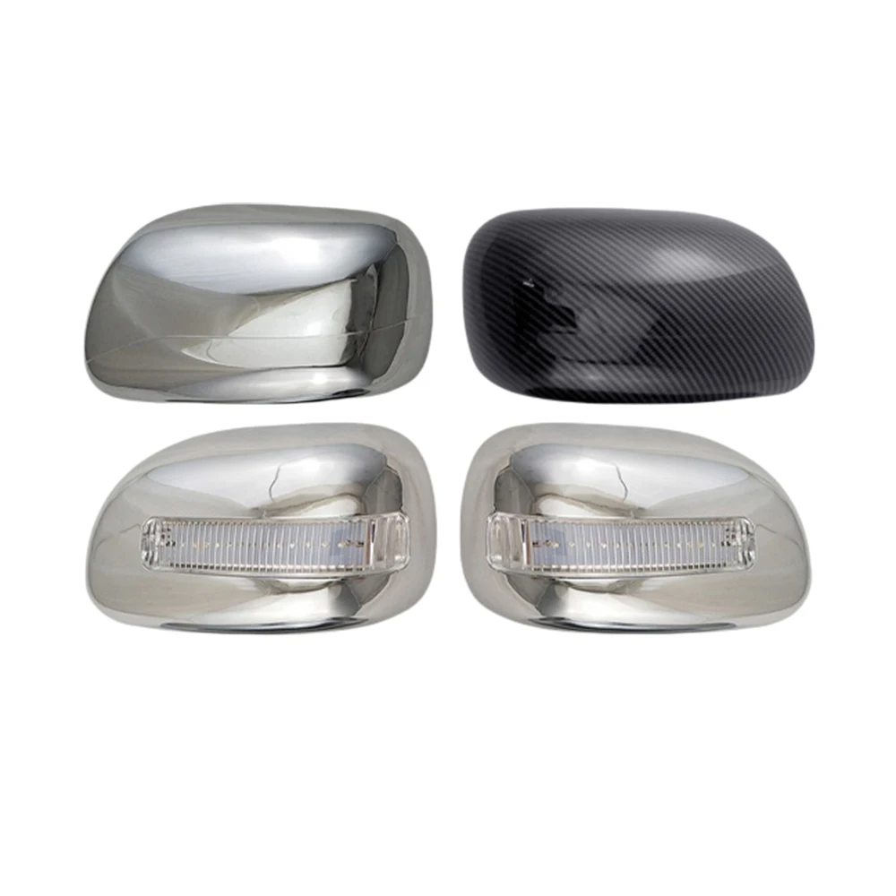 لتويوتا أليون T240 2001 - 2007 غطاء مرآة باب السيارة الكسوة Abs البلاستيك الفضة ألياف الكربون اكسسوارات السيارات الديكور الخارجي