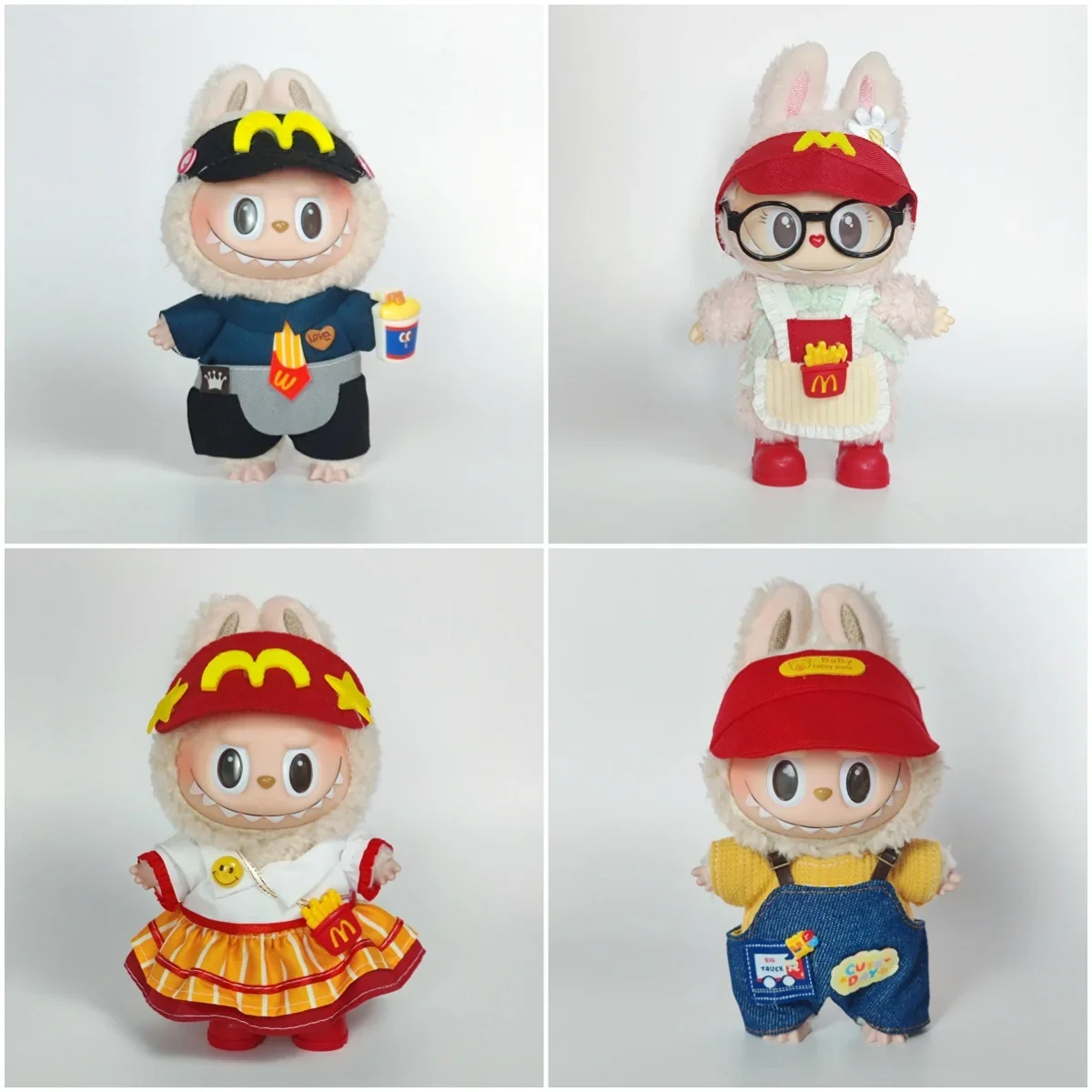 

Clothes for Labubu For 17cm Labub Doll Clothes Hoodies Doll Clothes Color Match Hoodies Dolls Accessories