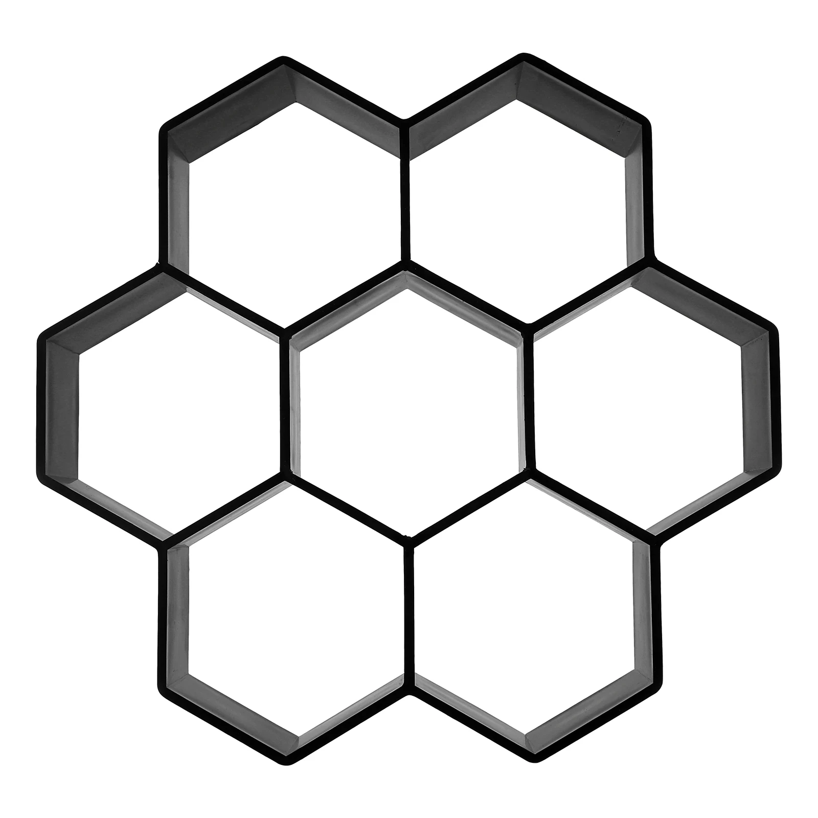 

Outanaya Hexagon Path Paving Mold Plastic Cement Tile Mould for Easy Reusable Artistic Design