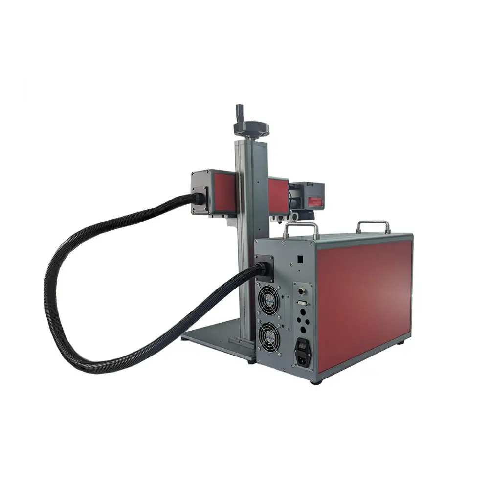 HM Portable Metal 20W Laser Marking Machine Manufacturers Desktop Mini Fiber Laser Marking Machine Price