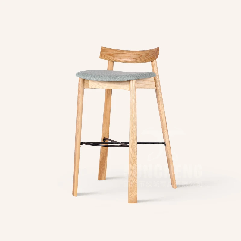 Remo 2202 SG Bar Stool chair Nordic solid wood bar chair