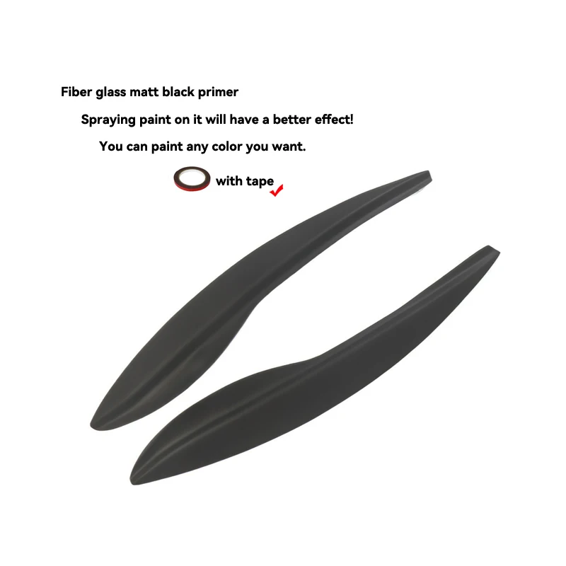 Cubierta de Faro de fibra de carbono Real para Honda FIT JAZZ, párpado negro mate, lámpara frontal, pegatina decorativa para cejas, GE6, GE8, 2008 - 2013