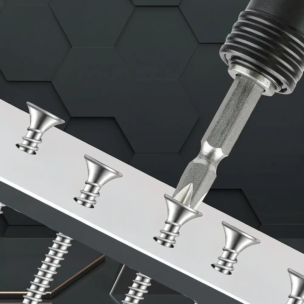 Versatile 5H Air Screwdriver Straight Pneumatic Handle Tool For Furniture Repair Woodworking Fastener Assembly Jobs