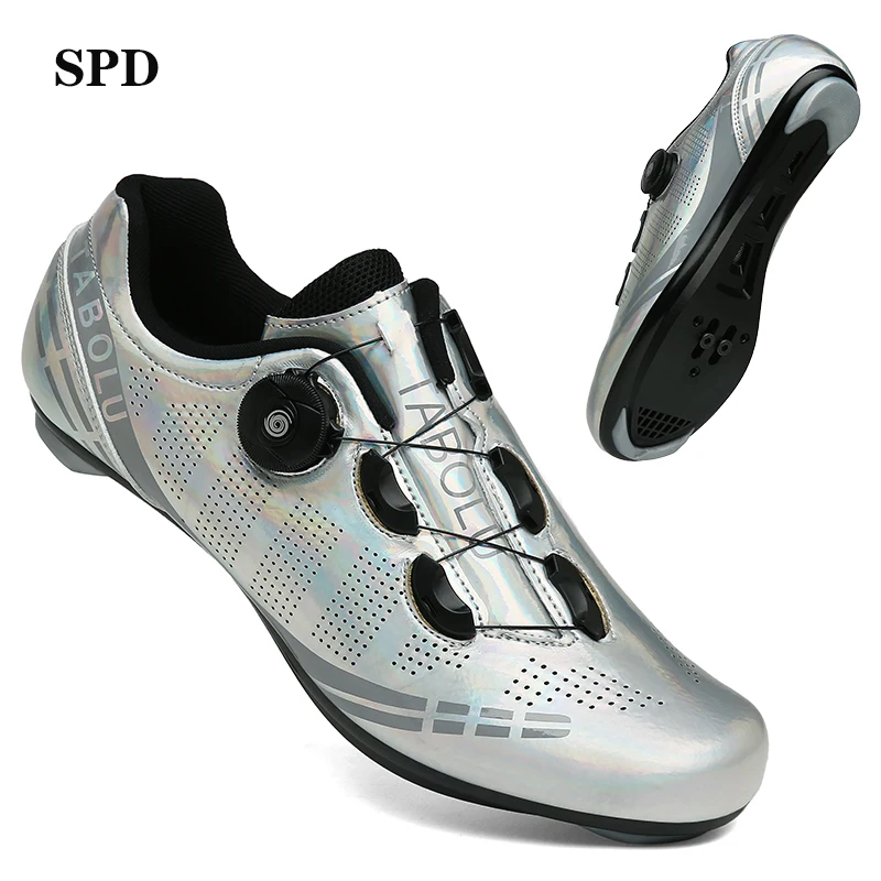 Rennradschuhe Upgrade Hochwertige Herren-SPD-Selbstverriegelungs-Rennradschuhe Damen Outdoor Atmungsaktive Radschuhe – Detail 13