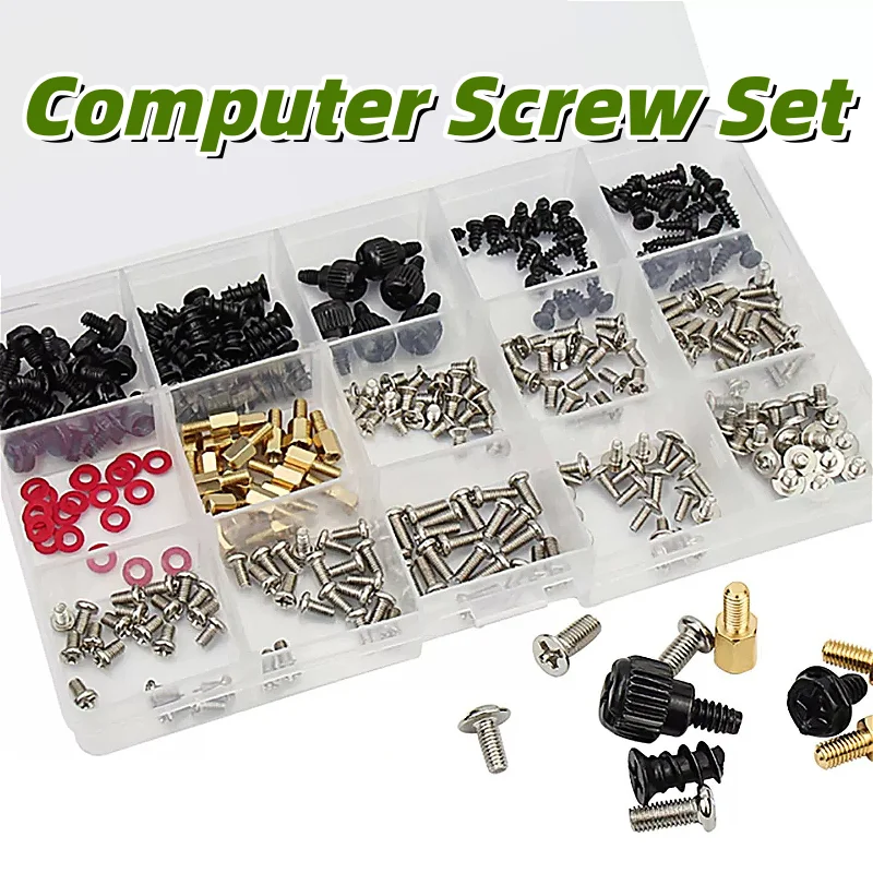 M2 M2.5 M3 Laptop Screws Set Notebook Screws Sets Repair Kit Hardware For Hard Drive Computer Case Motherboard Fan Screws Kit