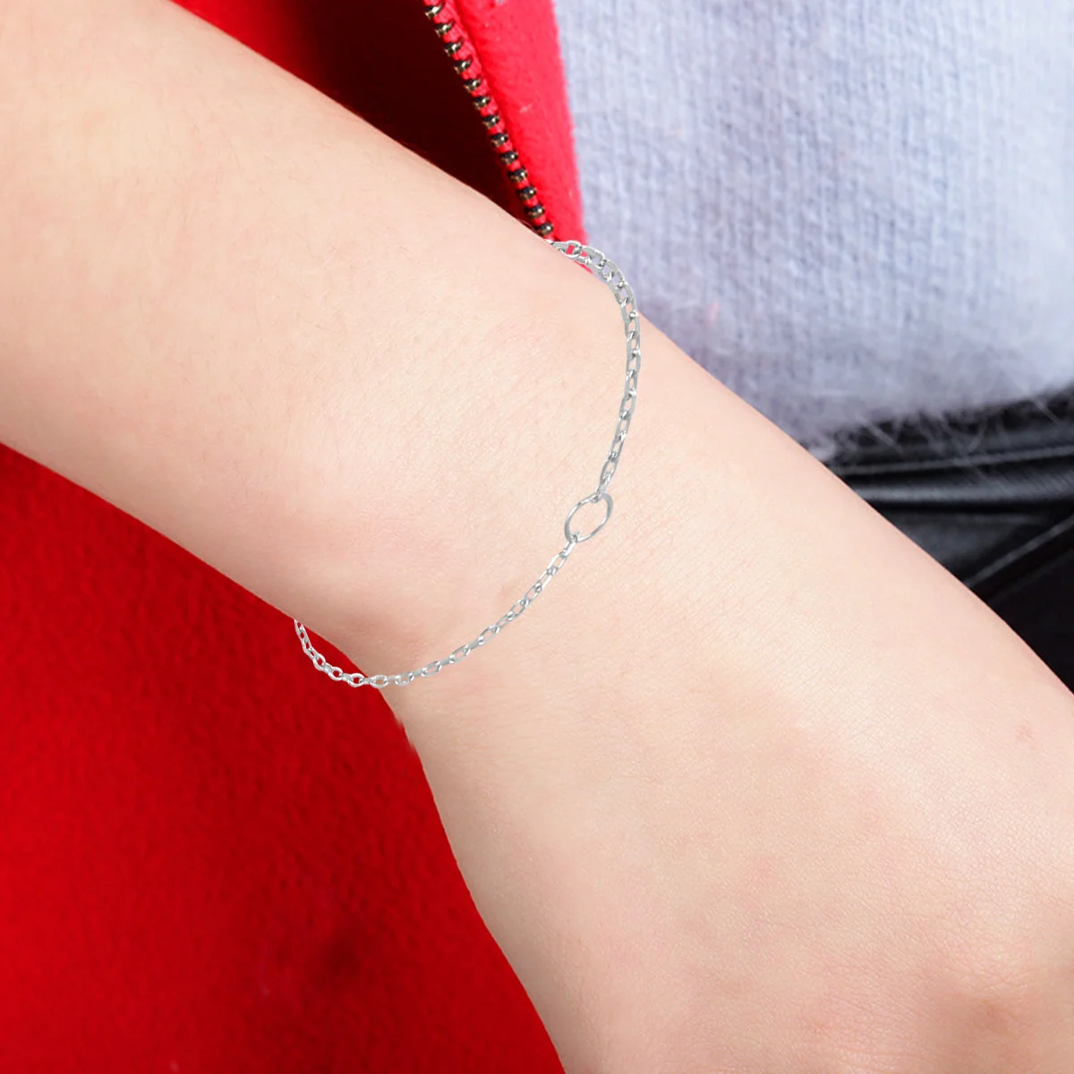 

3Pcs Silver Extender Chain Shiny Extension Chain for Bracelet Necklace Accessory DIY Jewelry Extender Bracelet Extenders