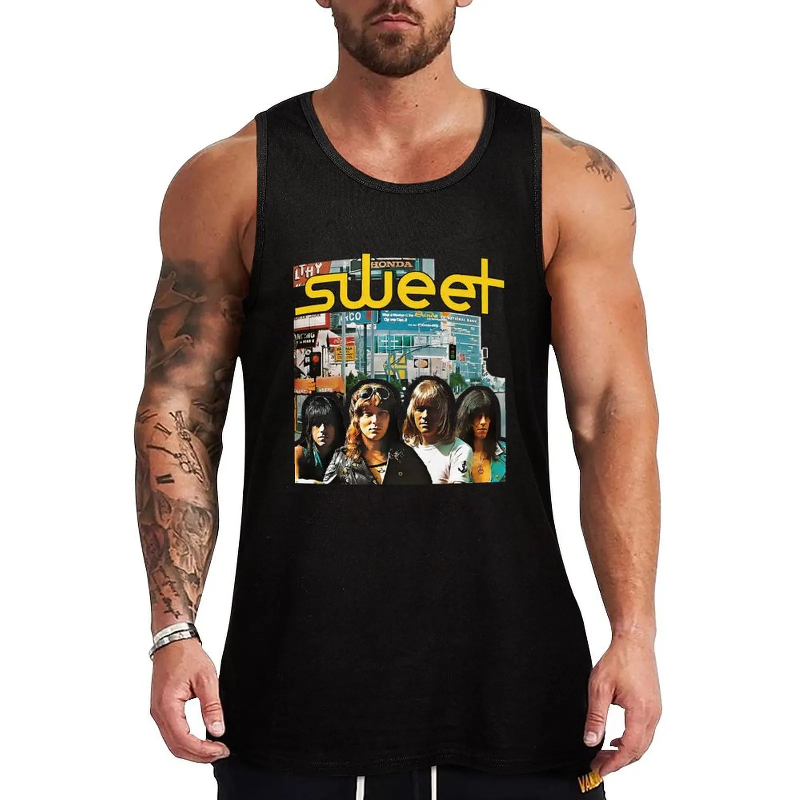 Sweet - Desolation For Fans Tank Top Men's fitness t-shirt summer clothes for men t shirt gym