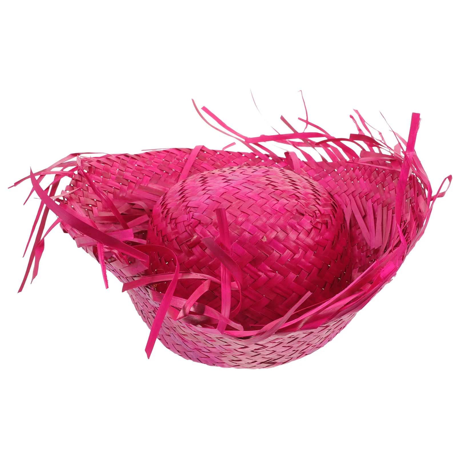 

Mexican Woven Straw Sun Hat Hawaii Style Beach Hat Summer Hat Decorative mexican themed party hat