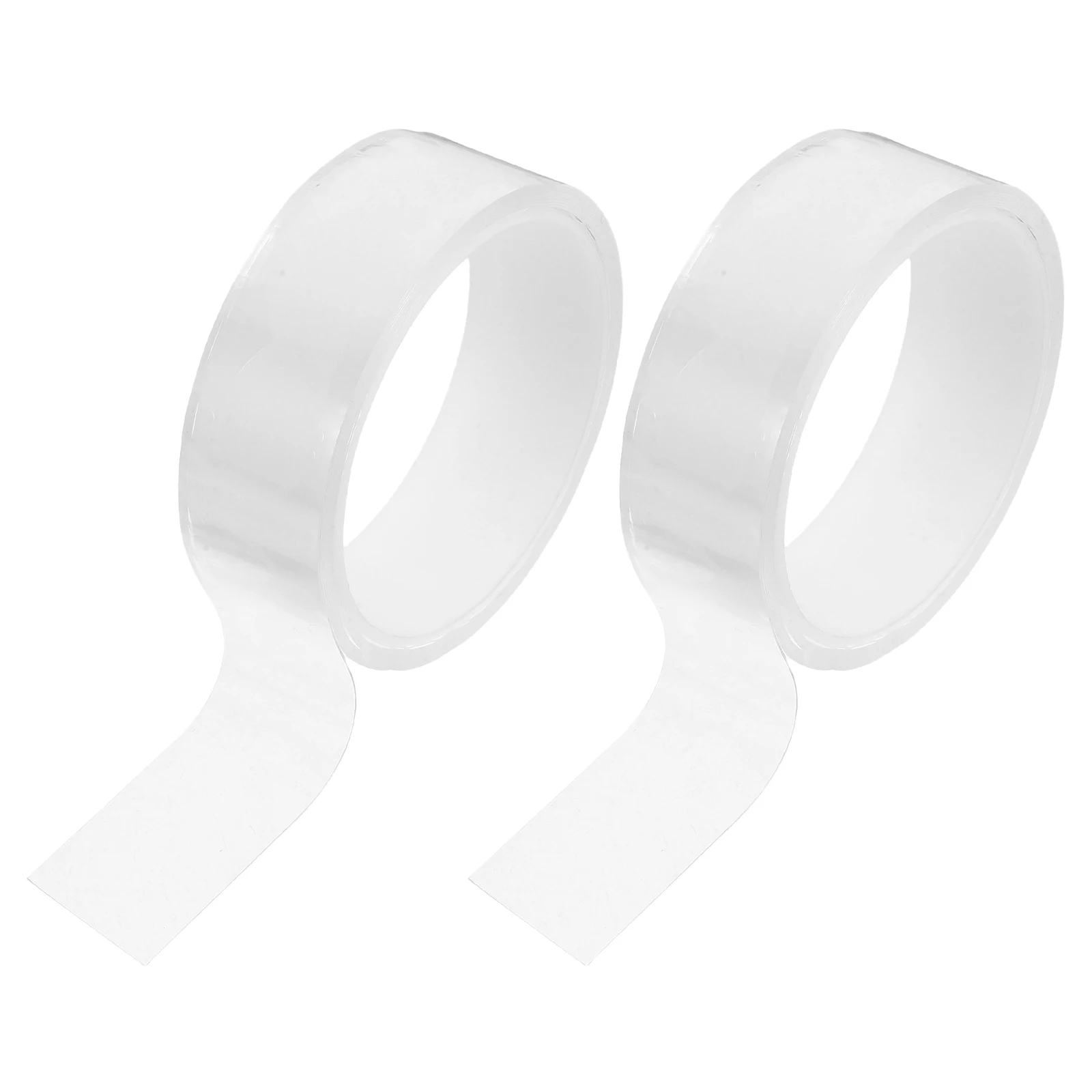 

2 Rolls Caulk Tape Set Clear Waterproof 300x3cm Self Adhesive Strip Bathroom Kitchen Doors Windows Tile Glass Seam Sealant