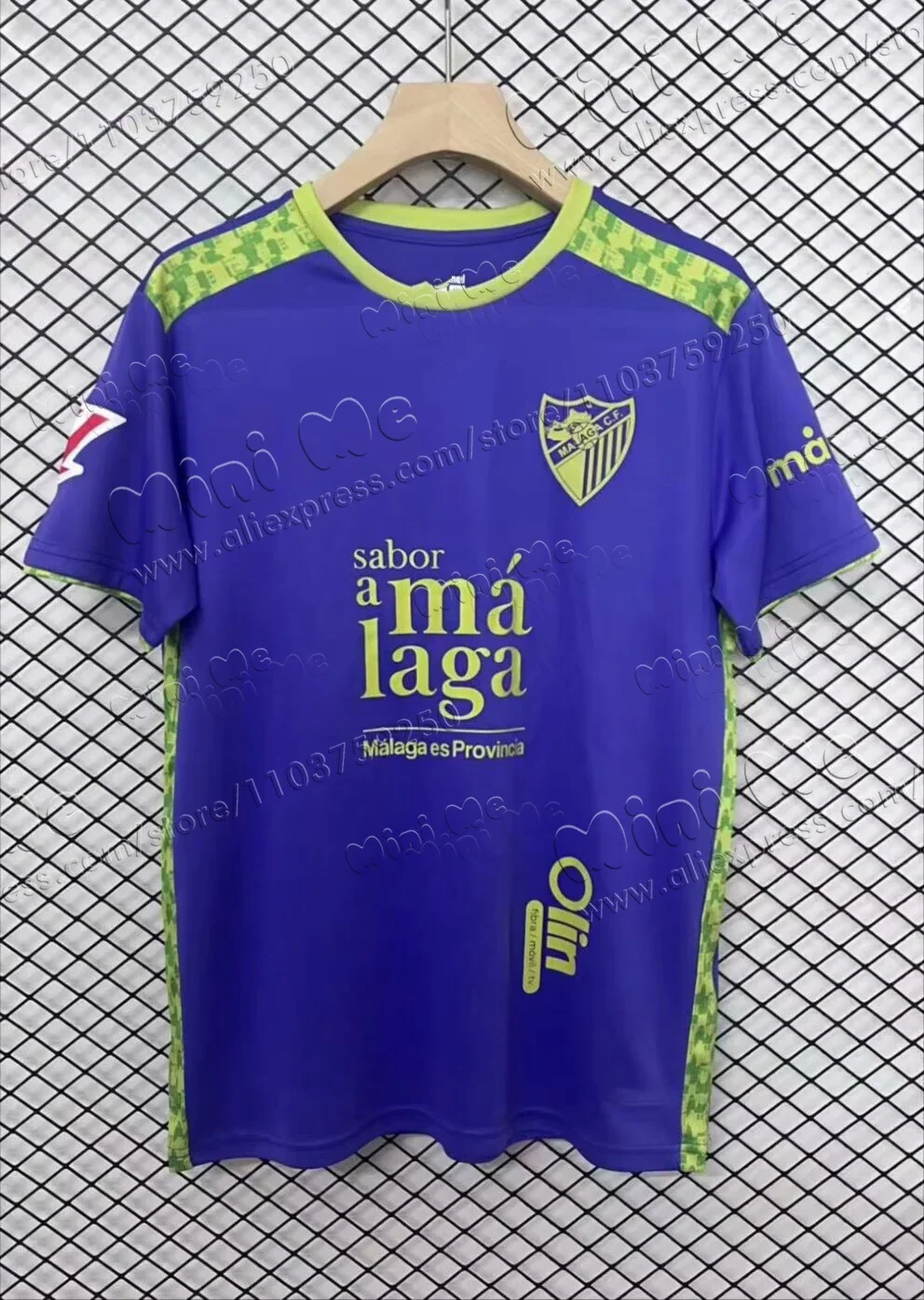 

Malaga Jersey Melero Home and Away T-shirt Men's Women's Sports 3D Printed Tshirt Children's Short-sleeved Summer T-shirts Tops