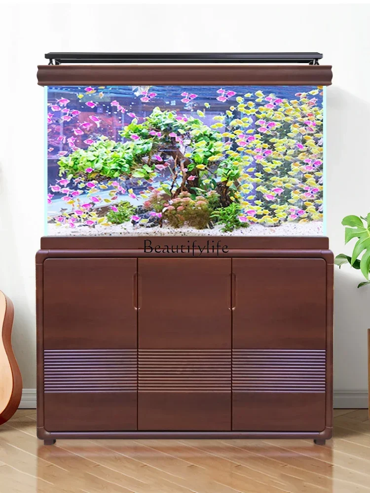 New Floor-Standing Household Super White Hallway Screen Hallway Care-Free Ecological Fish Tank