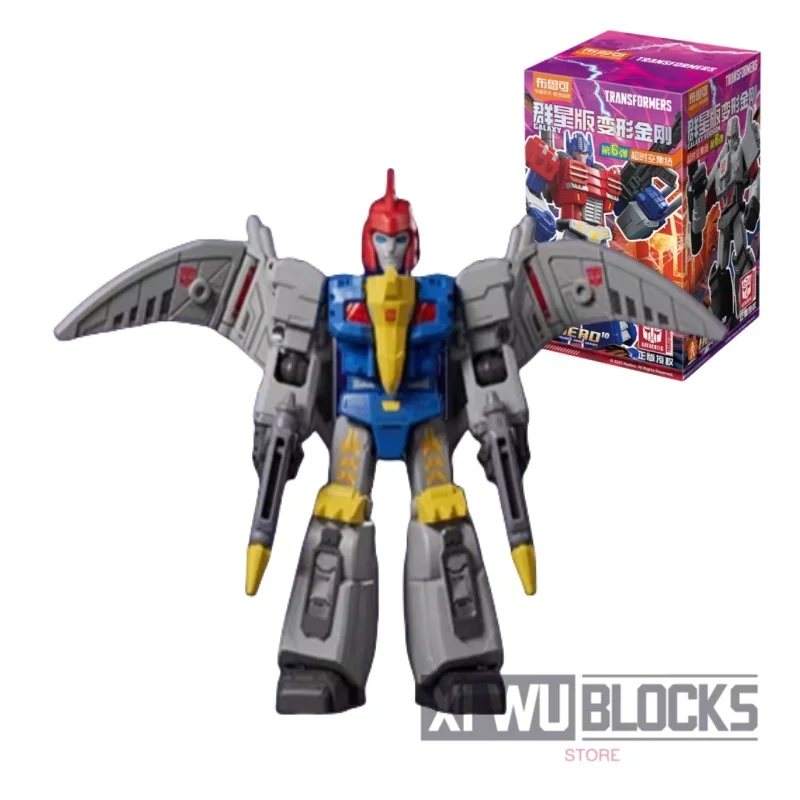 BLOKEES Transformers Assembly Bouwsteen GALAXY VERSIE 6 Beweegbare Model Ornamenten Megatron Pax Verjaardagscadeau