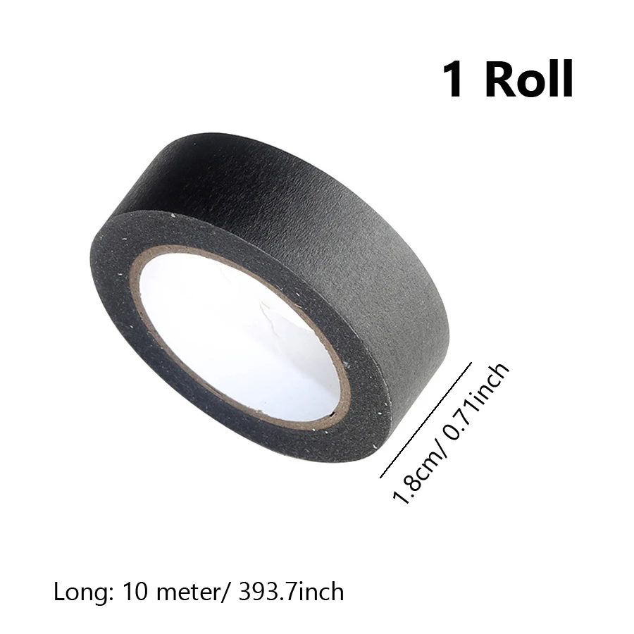 Schwarzes Nagelkunst-Abdeckband, Lichtblockierende Folie für Gel-Aushärtung, UV-Schutz, Fingertapes, Maniküre-Werkzeuge – Detail 6