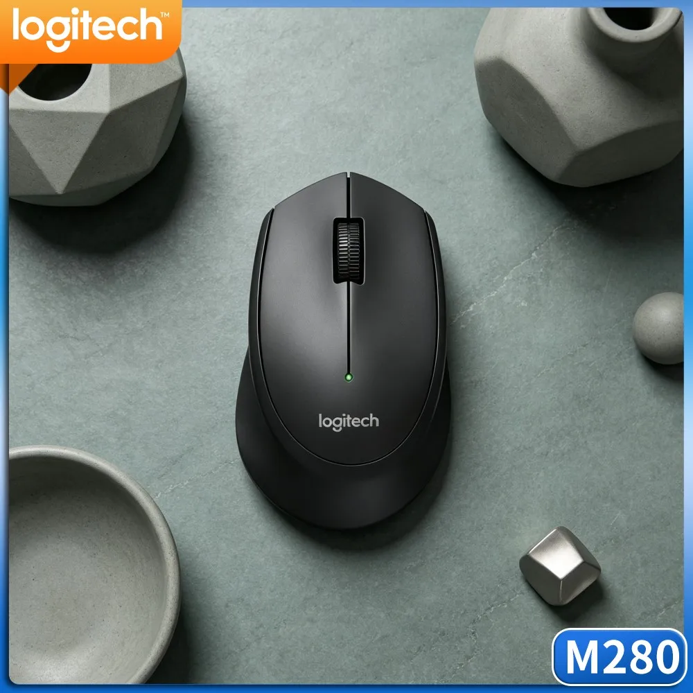 Low Power Wireless Mouse M280 Smooth Tracking 2.4G For Laptop Desktop Home Office Common Daily Computer Usage Work