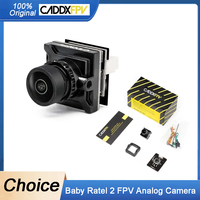 Caddx Baby Ratel 2 FPV Analog Camera with 1/1.8Inch Starlight HDR Sensor 165° FOV 1200TVL Low Latency Day and Night for RC Drone