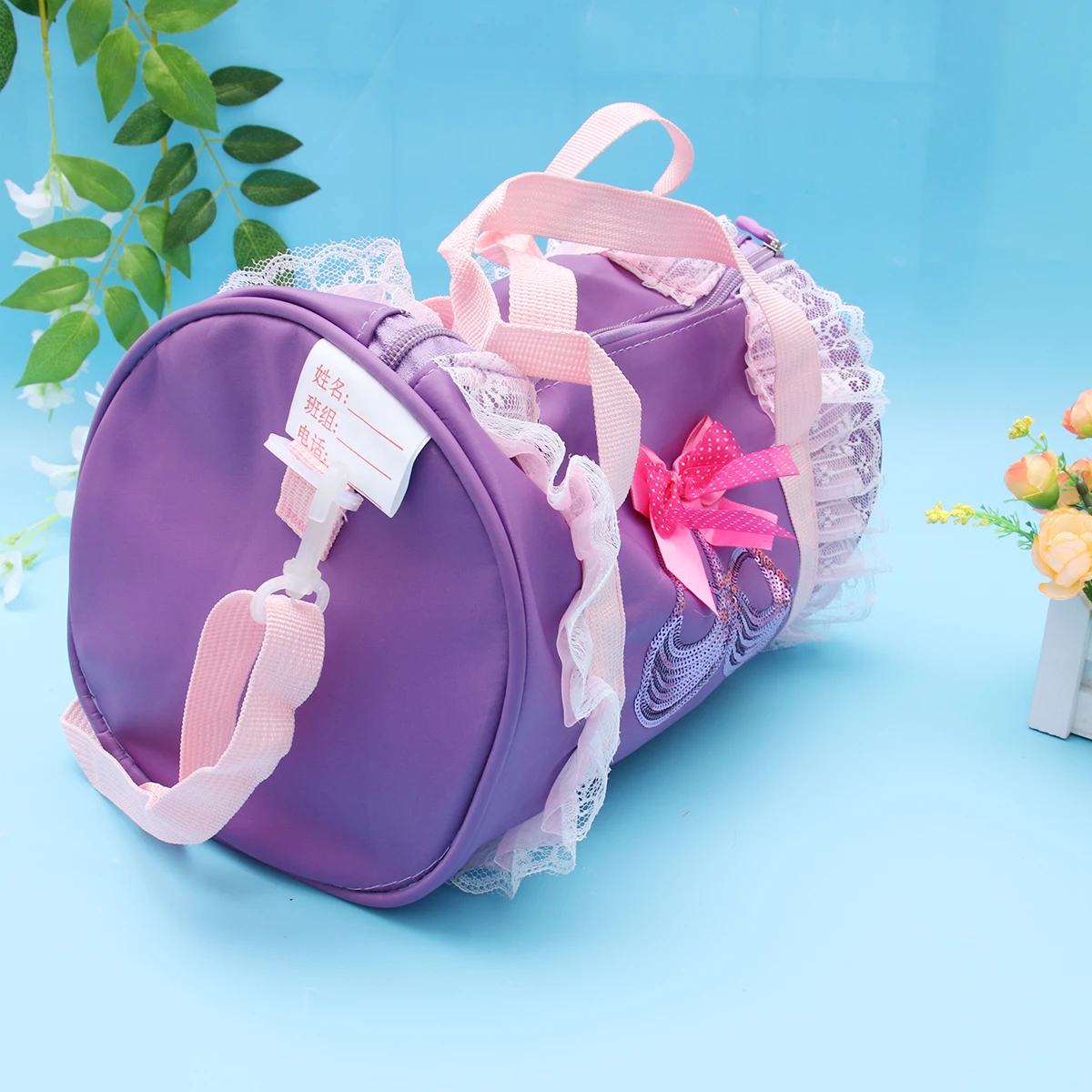 

Dance Handbag Ballet Tote Duffle Girls Cross- Shoulder Messenger Child
