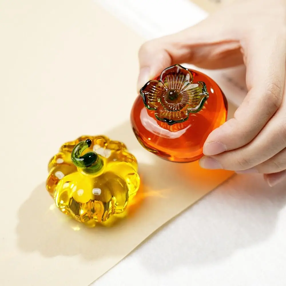 Pisapapeles profesional de cristal, escritura tradicional, calabaza, caqui, pisapapapeles, artista, dibujo, caligrafía, accesorios