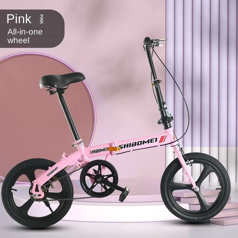 

TULX Motion Mini Wheel Design 14 16 Inch Foldable Bicycle Suitable For Adult Wear Resistant Thick Tires Smooth Riding